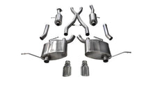 Load image into Gallery viewer, Corsa 2011-2021 Jeep Grand Cherokee Polished 2.5in Dual Rear Exit Cat-Back Exhaust - Main Product View