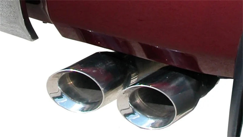 Corsa 2011-2021 Toyota Tundra Double Cab/Crew Max 5.7L V8 Polished Sport Cat-Back Exhaust - Detail View
