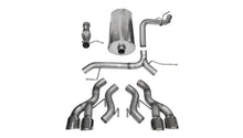 Load image into Gallery viewer, Corsa 2012-2014 Cadillac Escalade DUB 6.2L V8 Polished Sport Cat-Back Exhaust - Main Product View