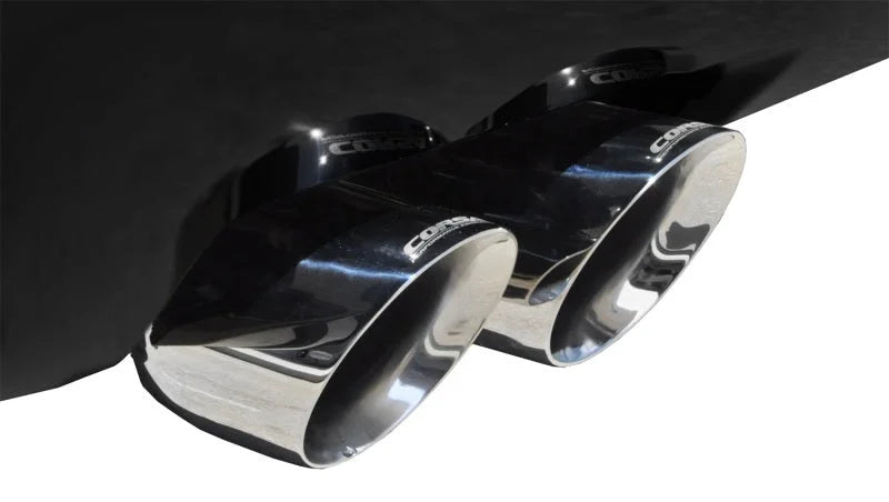 Corsa 2012-2014 Cadillac Escalade DUB 6.2L V8 Polished Sport Cat-Back Exhaust - Detail View