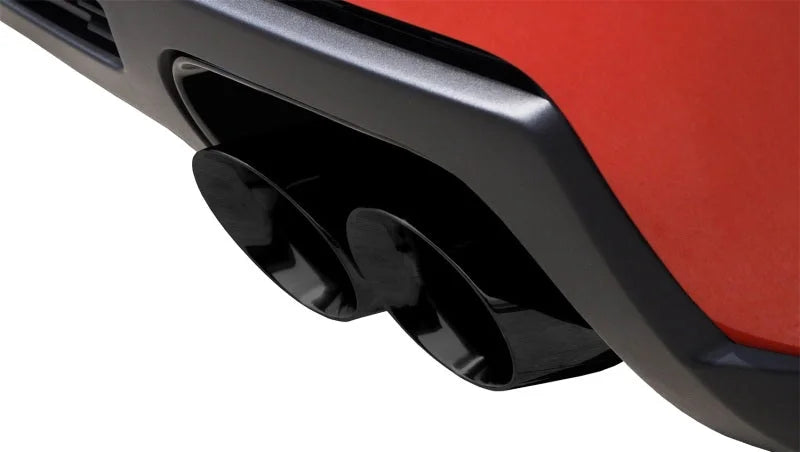 Corsa 2012-2015 Chevrolet Camaro Coupe ZL1 6.2L V8 Black Sport Cat-Back + XO Exhaust - Side View