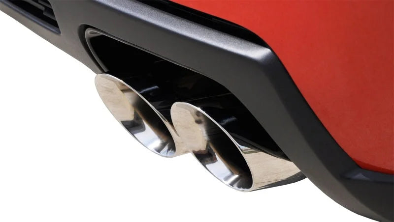 Corsa 2012-2015 Chevrolet Camaro Coupe ZL1 6.2L V8 Polished Sport Cat-Back + XO Exhaust - Side View
