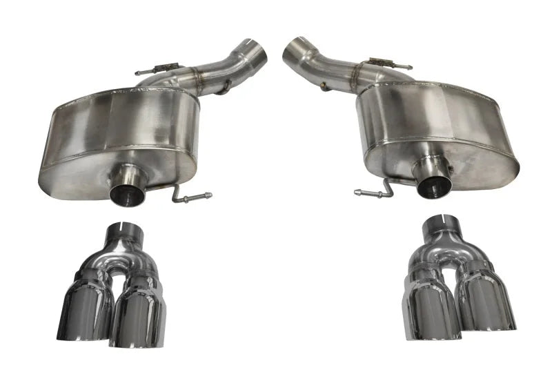 Corsa 2012-2017 BMW M5 F10 Polished Sport Axle-Back Exhaust - Main Product View