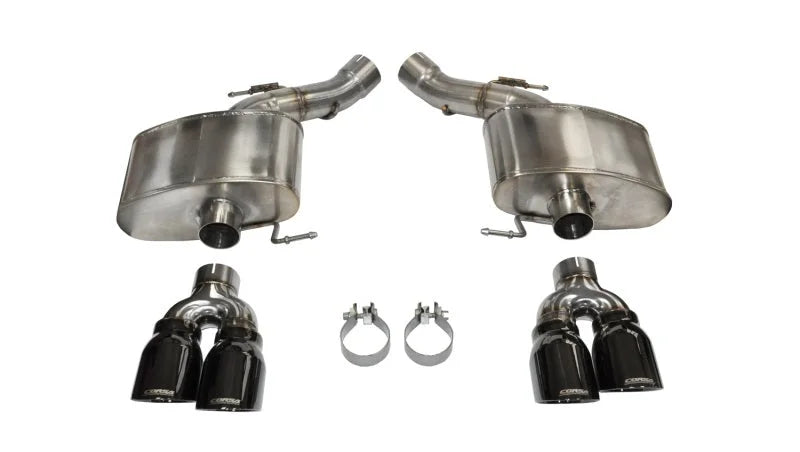Corsa 2012-2017 BMW M6 F12 / F13 / F06 Black Sport Axle-Back Exhaust - Main Product View