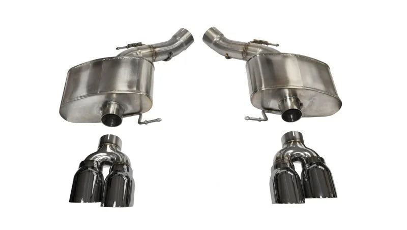 Corsa 2012-2017 BMW M6 F12 / F13 / F06 Polished Sport Axle-Back Exhaust - Main Product View