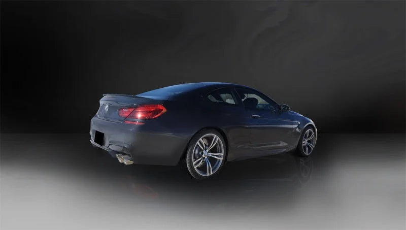 Corsa 2012-2017 BMW M6 F12 / F13 / F06 Polished Sport Axle-Back Exhaust - Detail View