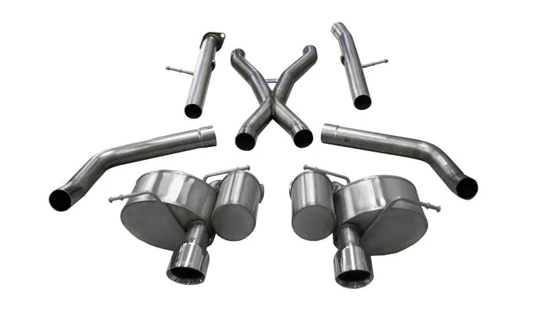 Corsa 2012-2021 Jeep Grand Cherokee SRT 2.75in Dual Rear Xtreme Cat-Back Exhaust - Main Product View