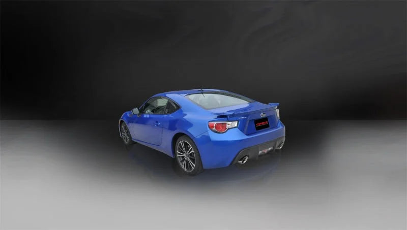 Corsa 2012-2025 Scion FRS / Subaru BRZ Polished Sport Cat-Back Exhaust - Detail View