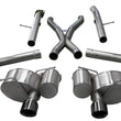 Load image into Gallery viewer, Corsa 2012-21 Jeep Grand Cherokee SRT 2.75in Dual Rear Xtreme Cat-Back Exhaust - Black PVD TipFinish - Side View
