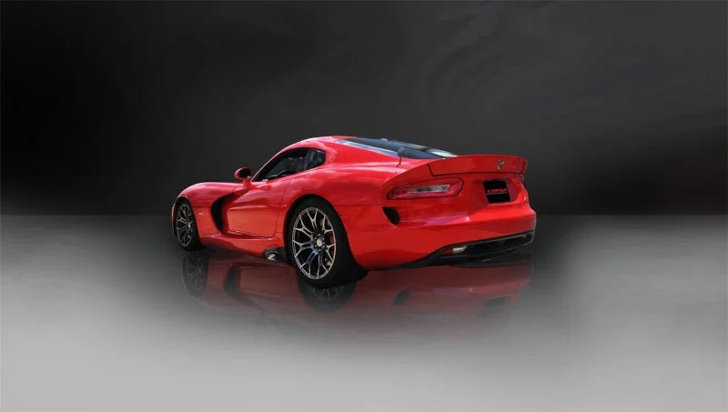 Corsa 2013-2017 Dodge Viper GTS 8.4L V10 Manual Xtreme Cat-Back Exhaust - Installation View