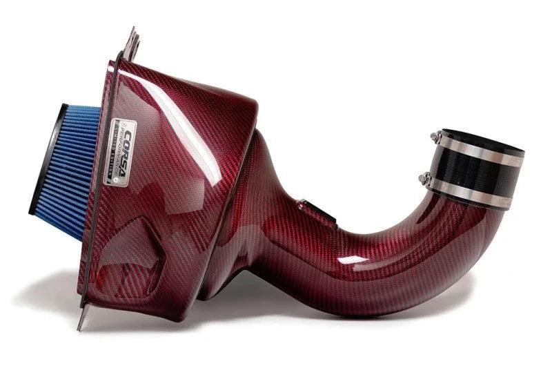 Corsa 2014-19 Chevrolet Corvette C7 6.2L V8 Red Carbon Fiber Air Intake (Does Not Fit Z06/ZR1) - Side View