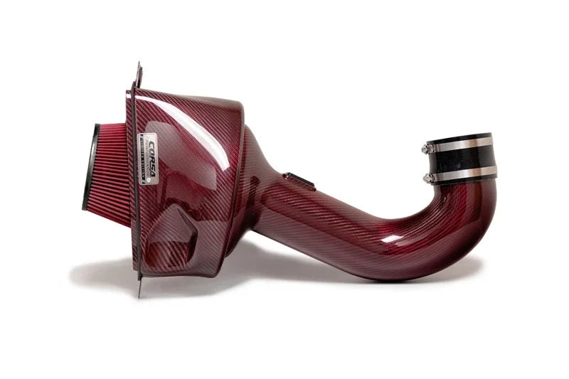 Corsa 2014-19 Chevrolet Corvette C7 6.2L V8 Red Carbon Fiber Air Intake (Does Not Fit Z06/ZR1) - Main Product View
