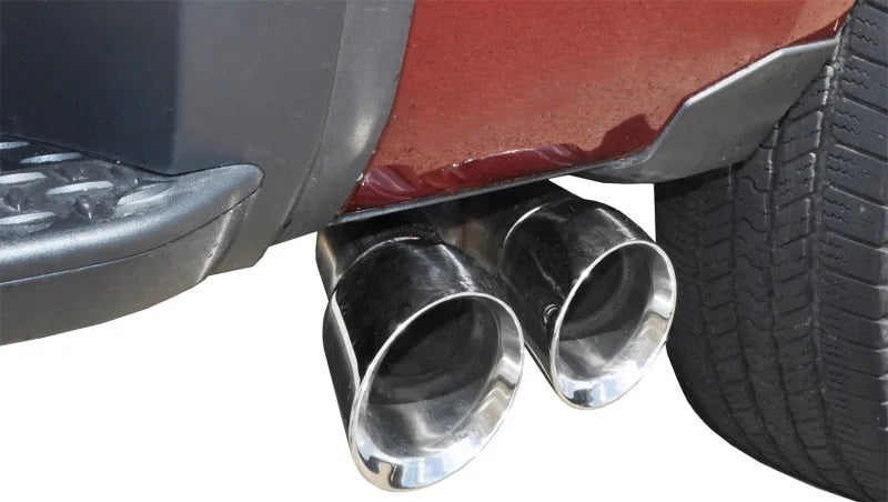 Corsa 2014-19 Sierra/Silvrd 1500 Crew/Dbl / Short/Std. Bed 6.2L V8 Polished Sport Single SideCB Ext - Side View