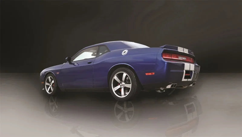 Corsa 2014-2014 Dodge Challenger SRT-8 6.4L V8 Auto Polished Xtreme Cat-Back Exhaust - Detail View