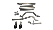 Load image into Gallery viewer, Corsa 2014-2019 C Sierra/Chevy Silv 1500 Crew Cab/Short Bed 5.3L V8 Black Sport Dual Rear CB Exhaust - Main Product View