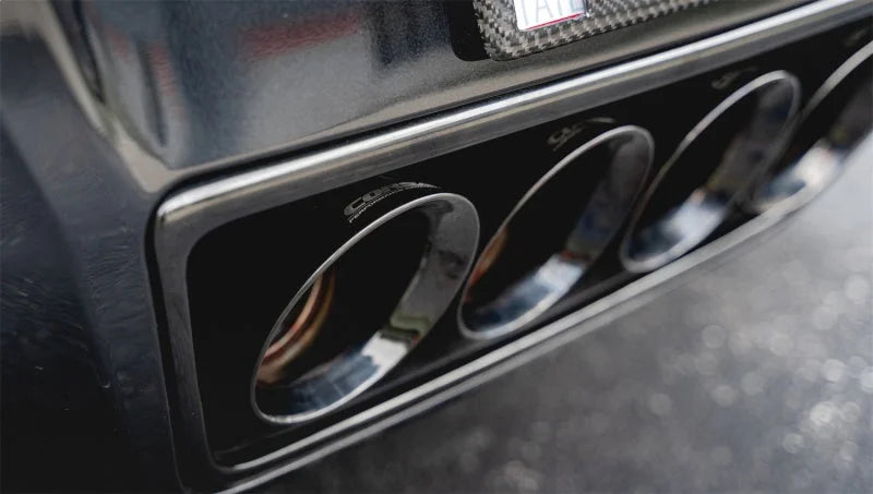 Corsa 2014-2019 Chevrolet Corvette C7 6.2L 2.75in Xtreme Valve-Back w/ Dual NPP & Quad BlackTips - Back View