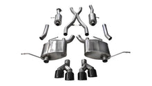 Load image into Gallery viewer, Corsa 2014-2021 Jeep Grand Cherokee 3.6L V6 Black Sport Cat-Back Exhaust - Main Product View