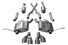 Load image into Gallery viewer, Corsa 2014-2021 Jeep Grand Cherokee 3.6L V6 Polished Sport Cat-Back Exhaust - Installation View