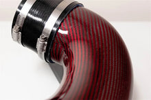 Load image into Gallery viewer, Corsa 2015-19 Chevrolet Corvette C7 Z06 6.2L V8 Red Carbon Fiber Air Intake (Does Not Fit ZR1) - Installation View