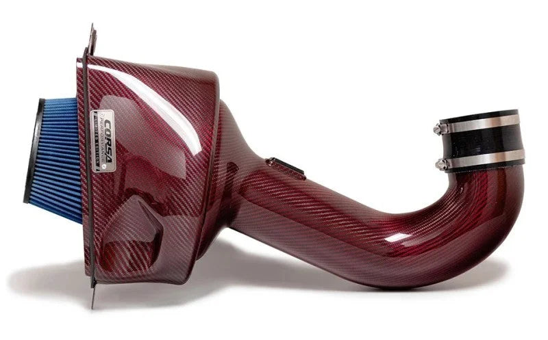 Corsa 2015-19 Chevrolet Corvette C7 Z06 6.2L V8 Red Carbon Fiber Air Intake (Does Not Fit ZR1) - Additional View 5