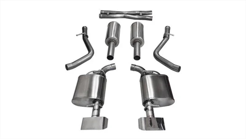 Corsa 2015-2016 Dodge Challenger 5.7L V8 V8 Polished Xtreme Cat-Back - Main Product View