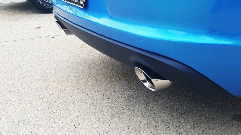 Corsa 2015-2016 Dodge Charger R/T w/ Pursuit Valance 2.5in Inlet / 4in Outlet Polished Tip Kit - Main Product View