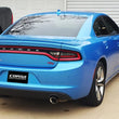 Load image into Gallery viewer, Corsa 2015-2016 Dodge Charger R/T w/ Pursuit Valance 2.5in Inlet / 4in Outlet Polished Tip Kit - Side View