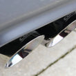 Load image into Gallery viewer, Corsa 2015-2017 Dodge Challenger Sport Cat-Back Dual Rear Exit with Twin 3.5in Polished Pro-Seri - Side View