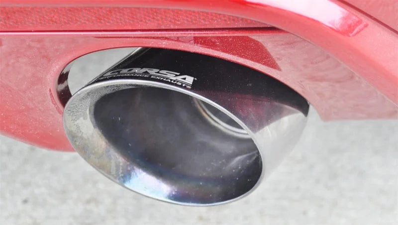 Corsa 2015-2017 Ford Mustang GT 5.0 3in Axle Back Exhaust Polish Dual 4.5in Tip Sport - Detail View
