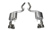Load image into Gallery viewer, Corsa 2015-2017 Ford Mustang GT 5.0 3in Axle Back Exhaust Polish Quad Tips (Sport) - Main Product View