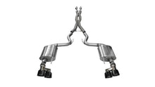 Load image into Gallery viewer, Corsa 2015-2017 Ford Mustang GT 5.0 3in Cat Back Exhaust Black Quad Tips (Sport) - Main Product View