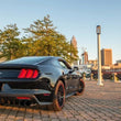Load image into Gallery viewer, Corsa 2015-2017 Ford Mustang GT 5.0 3in Cat Back Exhaust Black Quad Tips (Sport) - Side View