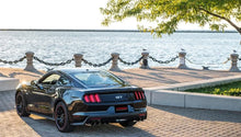 Load image into Gallery viewer, Corsa 2015-2017 Ford Mustang GT 5.0 3in Cat Back Exhaust Black Quad Tips (Xtreme) - Detail View