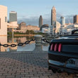 Load image into Gallery viewer, Corsa 2015-2017 Ford Mustang GT Convertible 5.0L V8 Black Sport Cat-Back Dual Rear Exit - Detail View