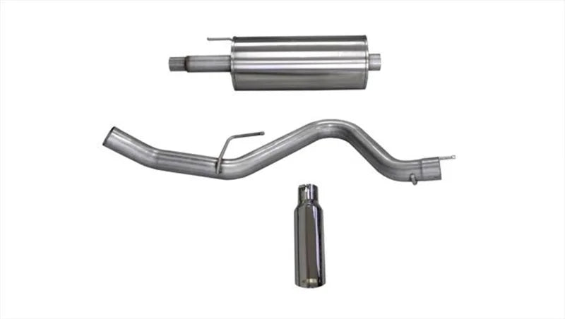 Corsa 2015-2020 Ford F-150 5.0L V8 Cat-Back Single Side Exit w/ 4.0in Polished Tip - Main Product View