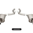 Load image into Gallery viewer, Corsa 2015-2020 Ford Mustang GT350/R 5.2L V8 Dual Rear Axle-Back- Stainless Dual Rear Exit