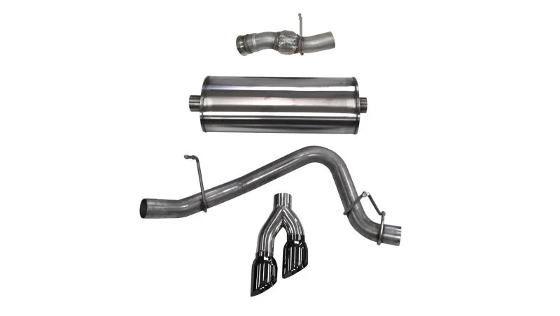 Corsa 2015-2020 GMC Yukon Denali 6.2L V8 Single Side Exit Cat-Back Exhaust w/ Polished Black Tips - Main Product View