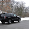 Load image into Gallery viewer, Corsa 2015-2020 GMC Yukon Denali 6.2L V8 Single Side Exit Cat-Back Exhaust w/ Polished Black Tips - Side View