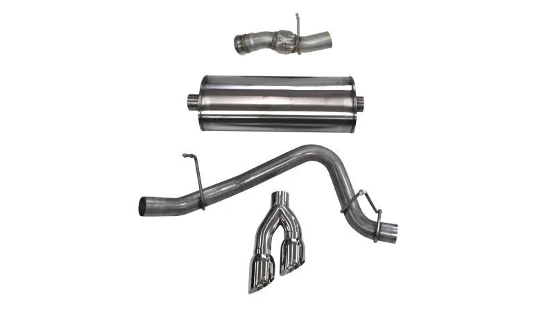 Corsa 2015-2020 GMC Yukon Denali 6.2L V8 Single Side Exit Cat-Back Exhaust w/ Polished Tips - Main Product View