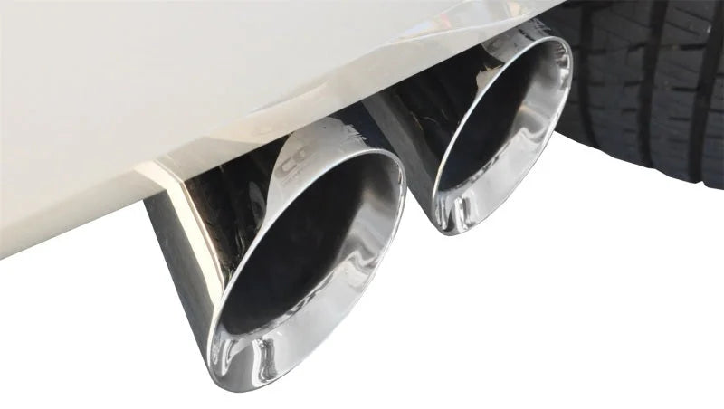 Corsa 2015-2020 ack Exhaust Sport 3in Single Side Twin Polished 4in Tips 2015 Chevy Tahoe/GMCYukon - Side View
