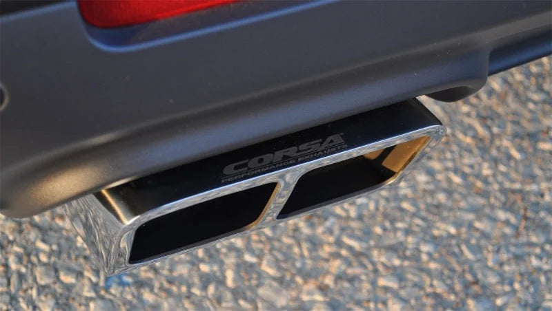 Corsa 2015-2023 Dodge Challenger SRT / Scat Pack / R/T 6.4L Polished Xtreme Cat-Back Exhaust - Side View