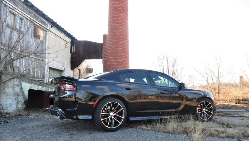Corsa 2015-2023 Dodge Charger SRT / Scat Pack / R/T 6.4L Polished Sport Cat-Back Exhaust - Side View
