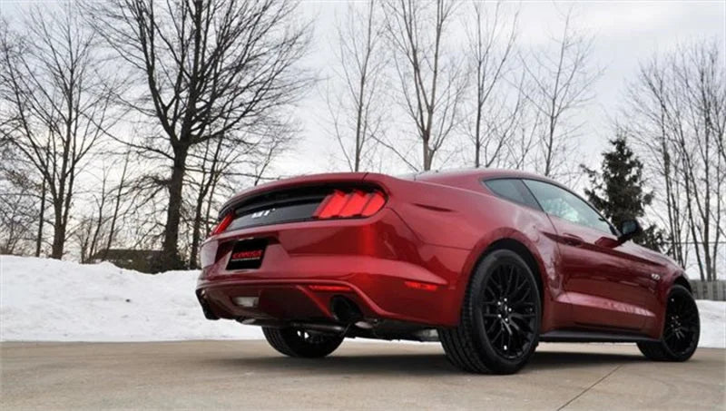 Corsa 2015-2024 Ford Mustang GT 5.0 3in Double X Pipe Will Fit Factory Exhaust - Side View