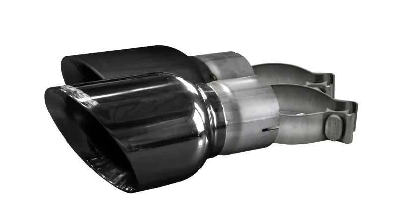 Corsa 2015-2025 Ford Mustang GT 3.0in Inlet / 4.5in Outlet Black PVD Tip Kit (For Corsa ExhaustOnly) - Detail View