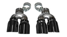 Load image into Gallery viewer, Corsa 2016-2019 Cadillac ATS 3.6T 4in Inlet / 4in Outlet Twin Black Tip Kit (For Corsa Exhaust Only) - Main Product View
