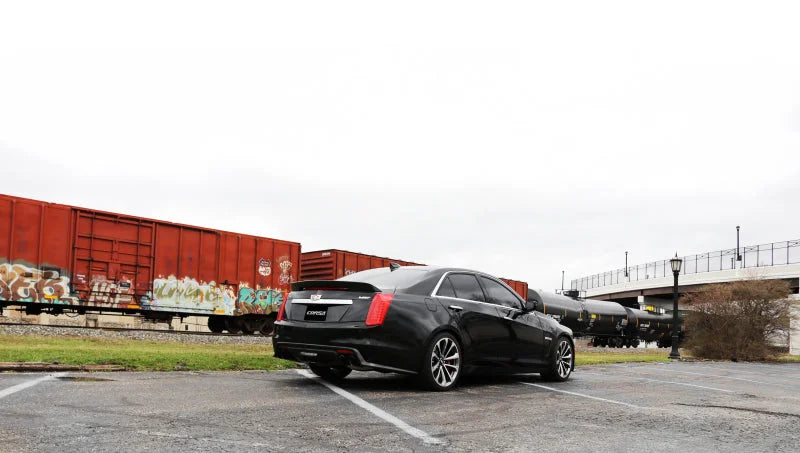 Corsa 2016-2019 Cadillac CTS V Sedan 6.2L V8 2.75in Polished Sport Axle-Back Exhaust - Detail View