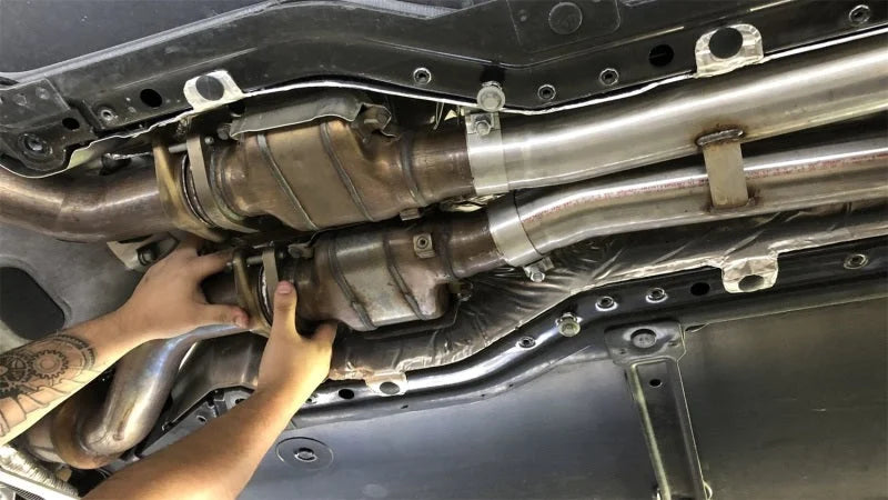 Corsa 2016-2024 Chevrolet Camaro SS 6.2L V8 3.0in X-Pipe - Installation View