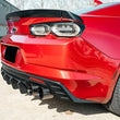 Load image into Gallery viewer, Corsa 2016-2024 Chevrolet Camaro SS / ZL1 Valved Axle-Back Exhaust w/ Black Carbon Fiber Quad Tips - Installation View