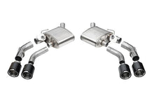 Load image into Gallery viewer, Corsa 2016-2024 Chevrolet Camaro SS / ZL1 Valved Axle-Back Exhaust w/ Carbon Fiber Quad Tips - Main Product View