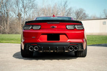 Load image into Gallery viewer, Corsa 2016-2024 Chevrolet Camaro SS / ZL1 Valved Axle-Back Exhaust w/ Carbon Fiber Quad Tips - Installation View